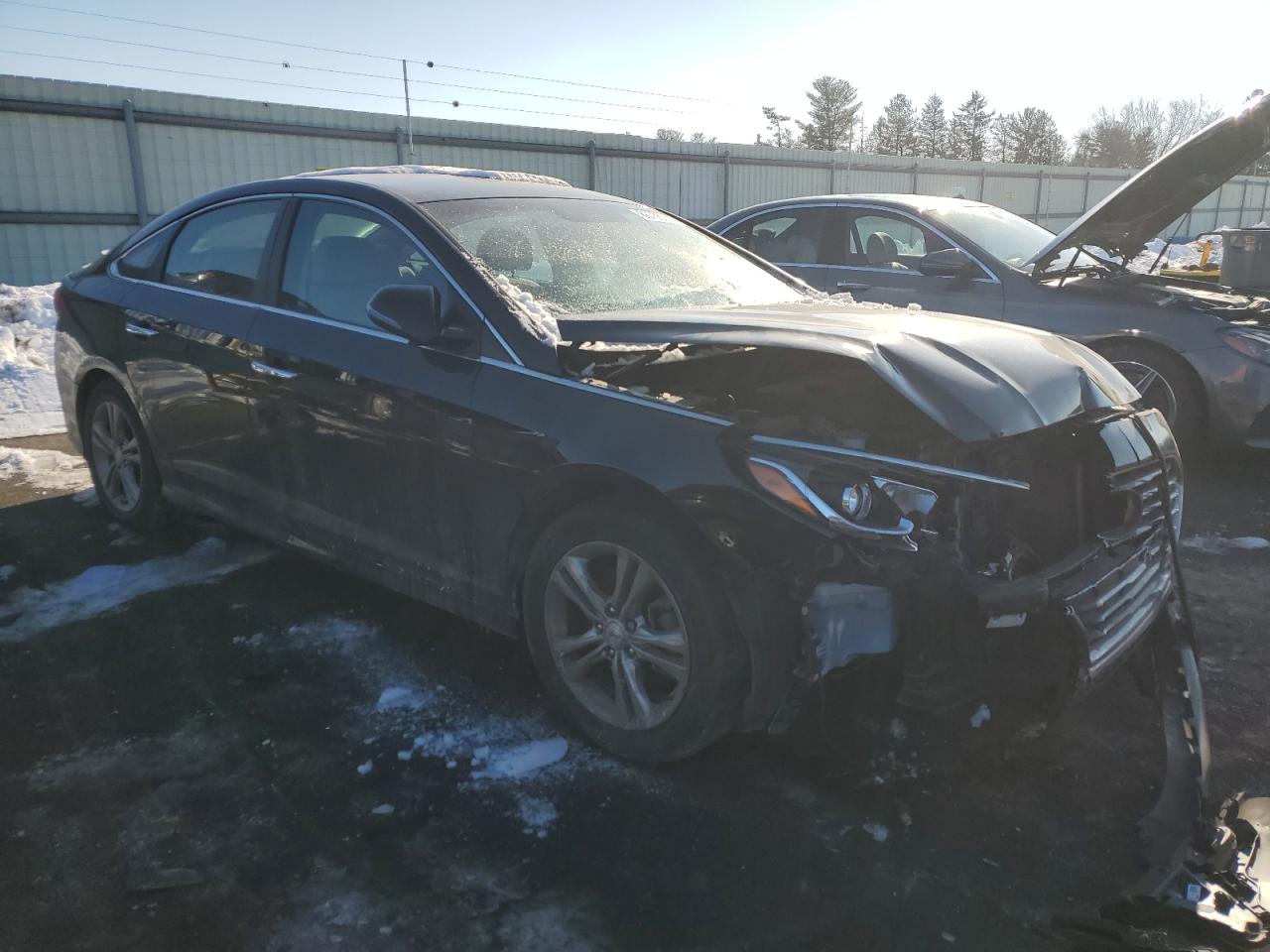 2018 Hyundai Sonata VIN 5NPE34AF2JH605584 Copart auction photo, front end damage thumbnail 4