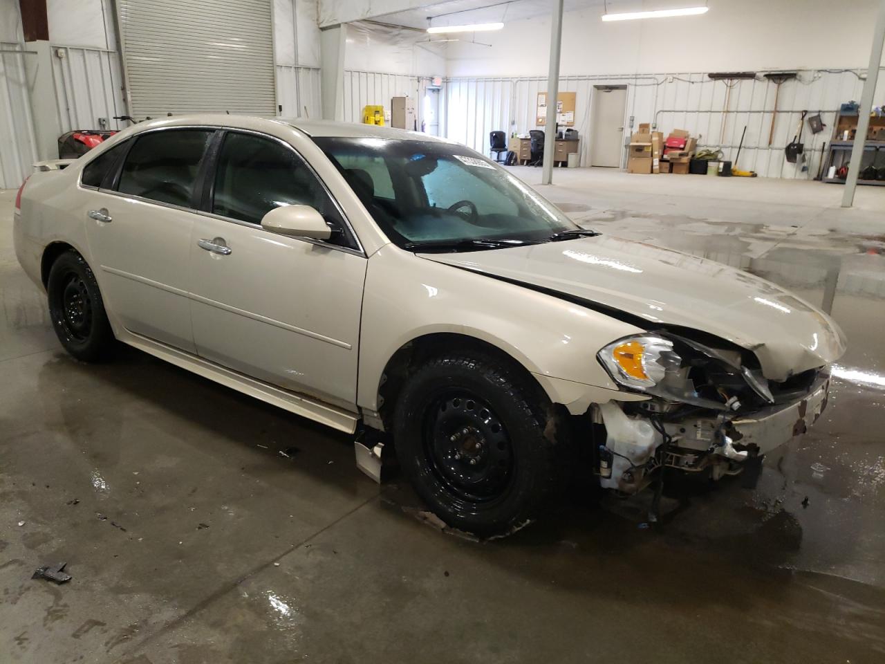 2012 Chevrolet Impala VIN 2G1WC5E35C1202772 Copart auction photo, front end / side damage thumbnail 4