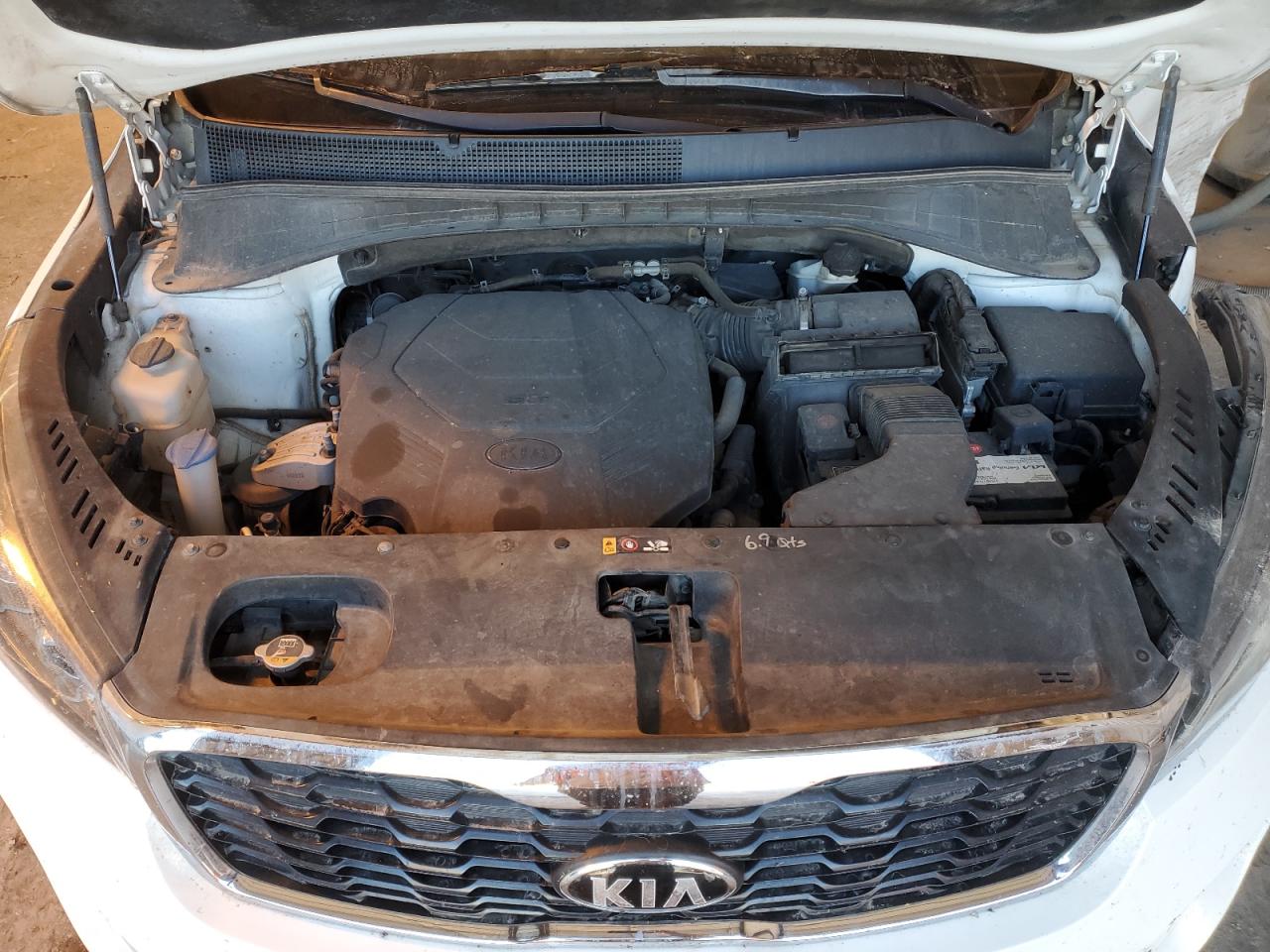 2019 KIA Sorento VIN 5XYPH4A58KG460948 Copart auction photo, side / rear end damage thumbnail 12