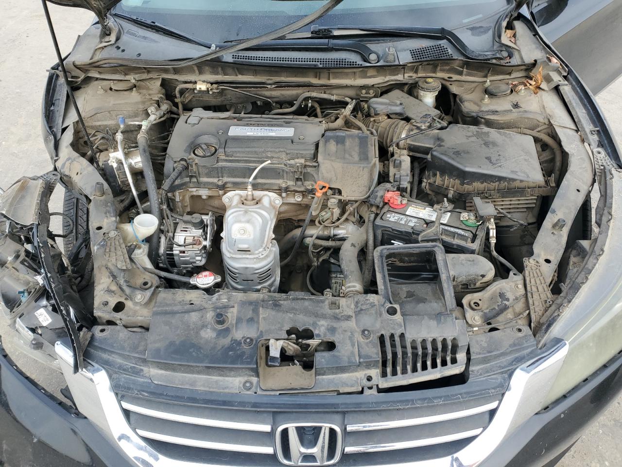 2014 Honda Accord VIN 1HGCR2F32EA168208 Copart auction photo, front end / undercarriage damage thumbnail 12