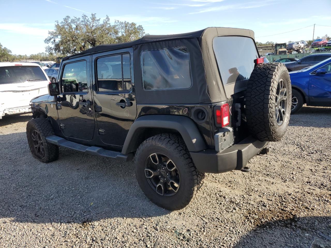 2015 Jeep Wrangler VIN 1C4BJWDG0FL764941 Copart auction photo, undercarriage / front end damage thumbnail 2