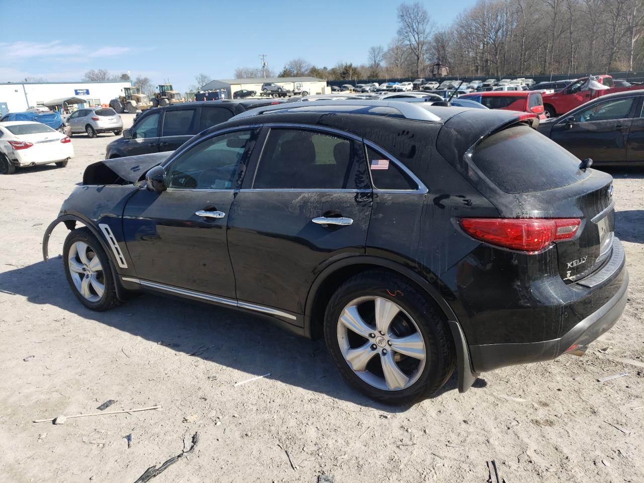 2010 Infiniti FX VIN JN8AS1MW3AM855308 Copart auction photo, front end / mechanical damage thumbnail 2