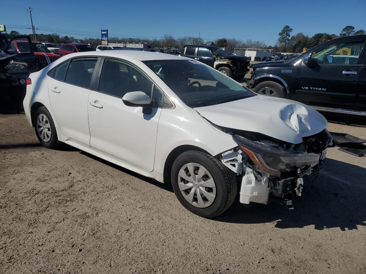 2020 Toyota Corolla VIN JTDDPRAEXLJ035784 Copart auction photo, front end damage thumbnail 4