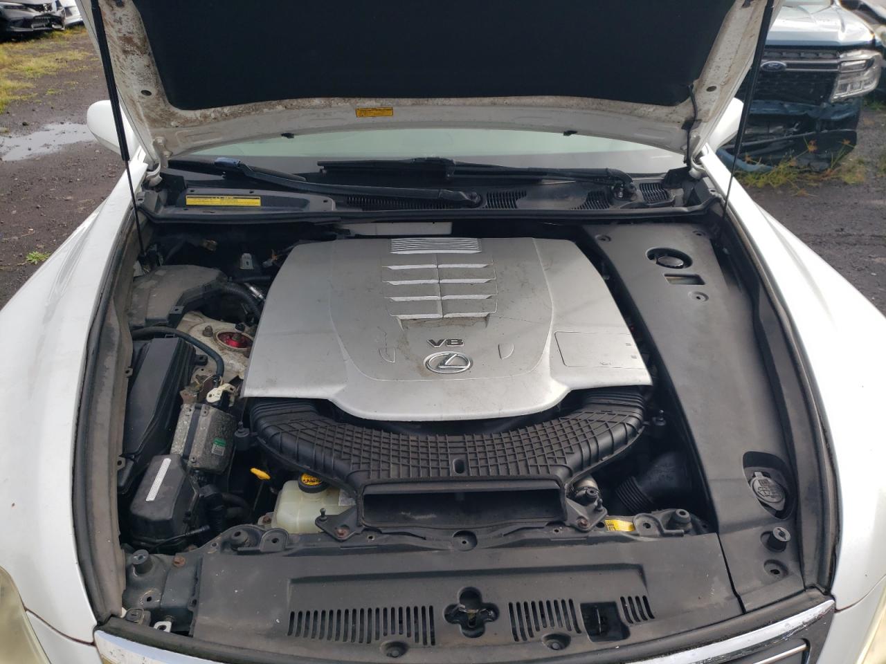 2007 Lexus LS VIN JTHBL46F175032308 Copart auction photo, undercarriage / front end damage thumbnail 11