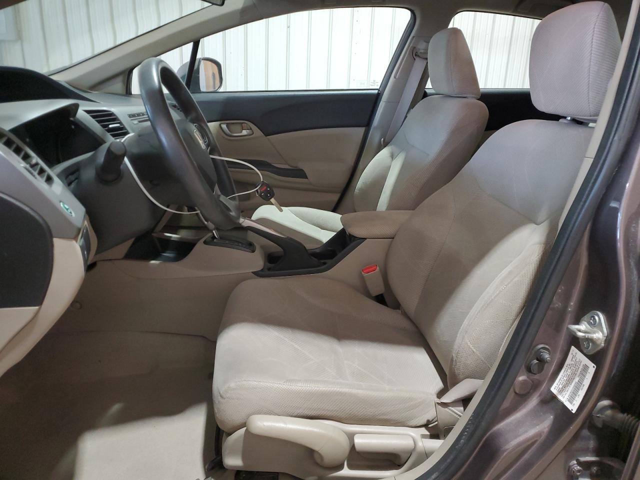 2012 Honda Civic VIN 2HGFB2F51CH503492 Copart auction photo, front end damage thumbnail 7