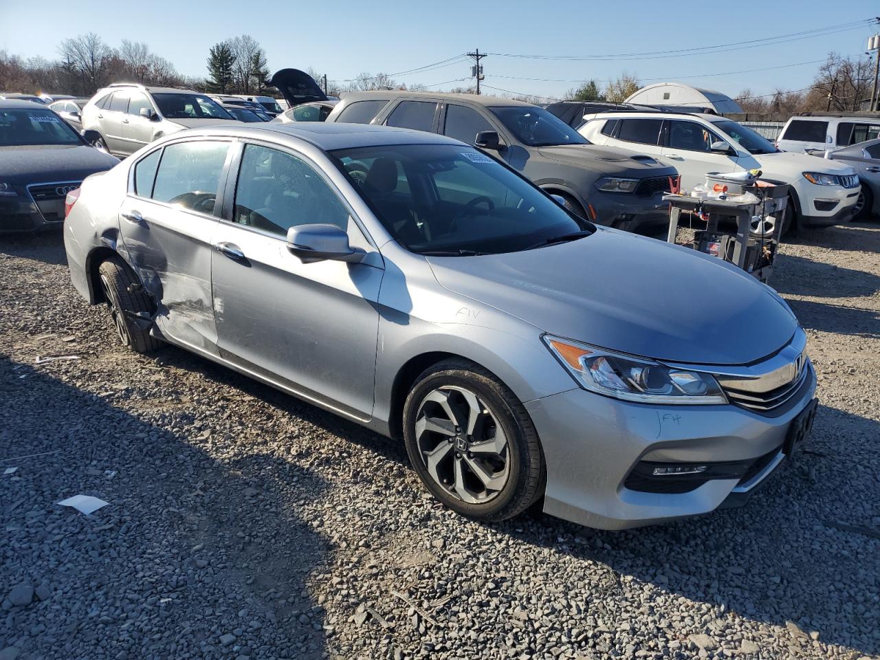 2016 Honda Accord VIN 1HGCR2F74GA138861 Copart auction photo, side damage thumbnail 4