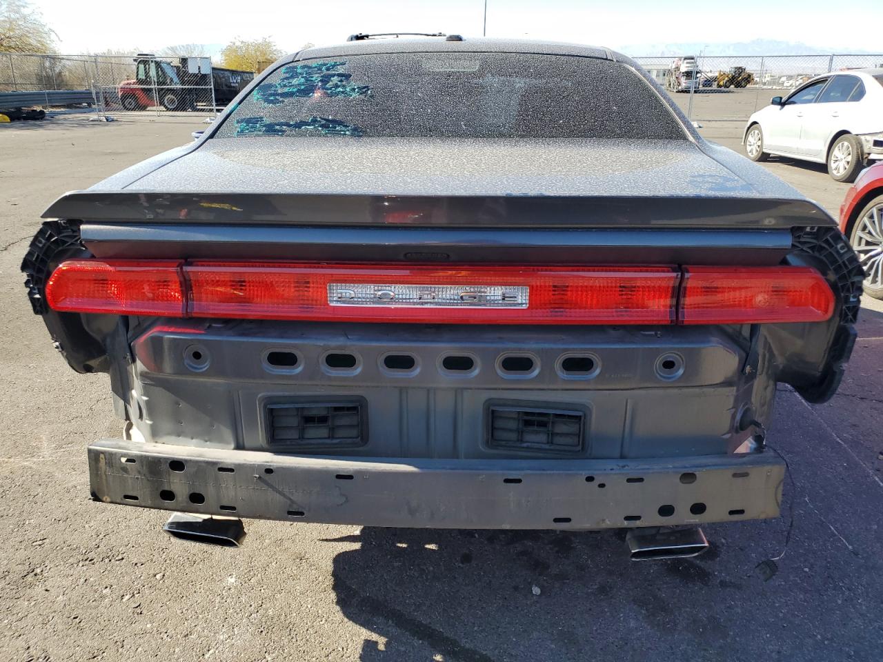 2014 Dodge Challenger VIN 2C3CDYAG5EH110867 Copart auction photo, rear end damage thumbnail 6