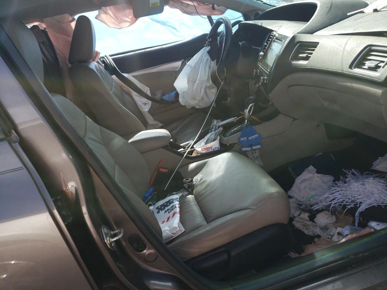 2014 Honda Civic VIN 19XFB2F99EE021630 Copart auction photo, all over damage thumbnail 7