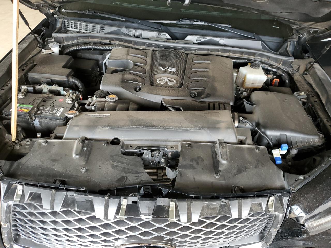 2019 Infiniti QX80 VIN JN8AZ2NC8K9460485 Copart auction photo, front end damage thumbnail 13