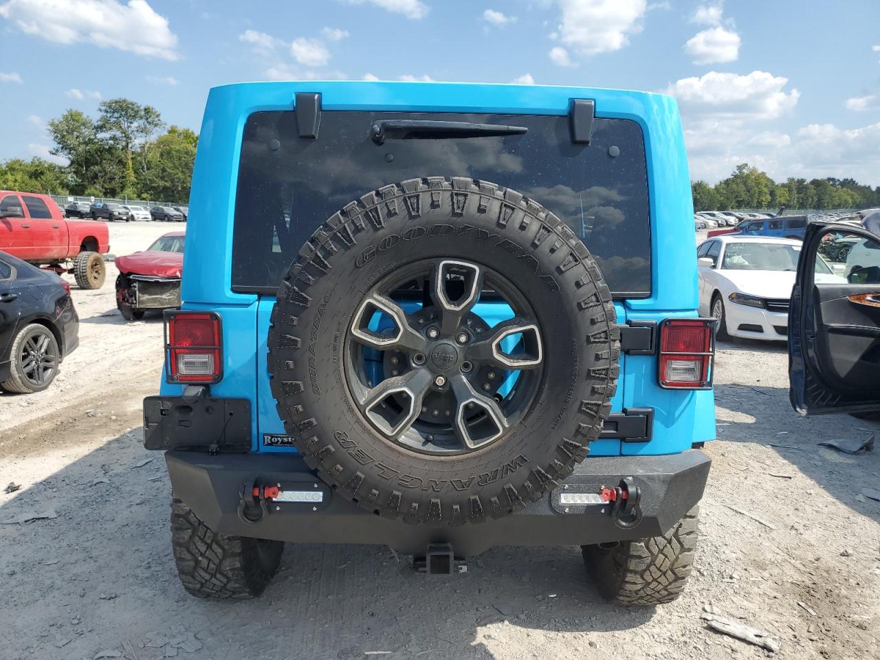 2018 Jeep Wrangler VIN 1C4BJWEG8JL882906 Copart auction photo, burn / minor dent/scratches damage thumbnail 6