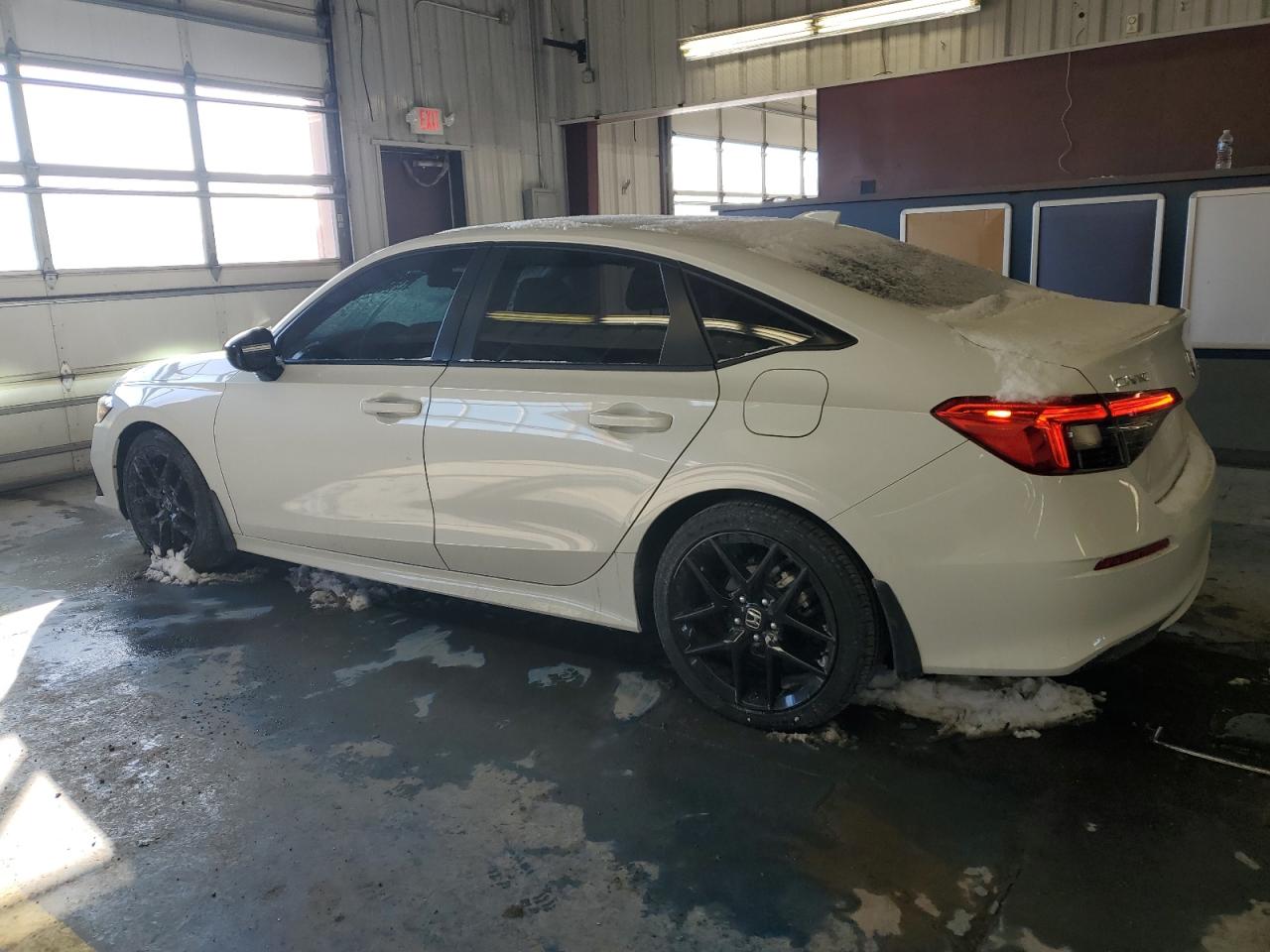 2024 Honda Civic VIN 2HGFE2F50RH589202 Copart auction photo, side damage thumbnail 2