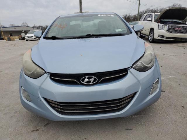 2012 Hyundai Elantra VIN KMHDH4AE1CU318956 Copart auction photo, rear end / side damage thumbnail 5