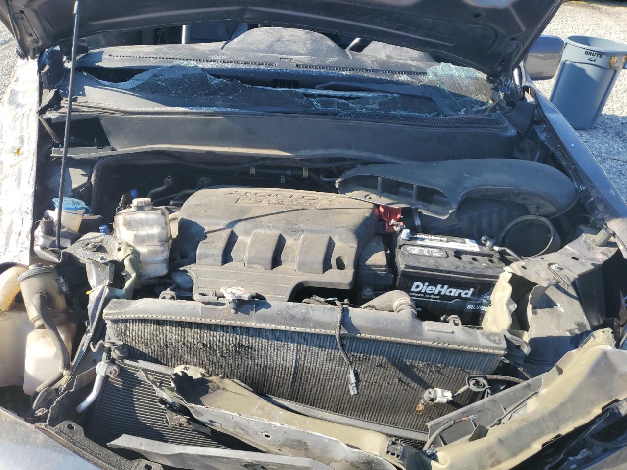 2015 Honda Pilot VIN 5FNYF3H51FB017032 Copart auction photo, rollover damage thumbnail 12