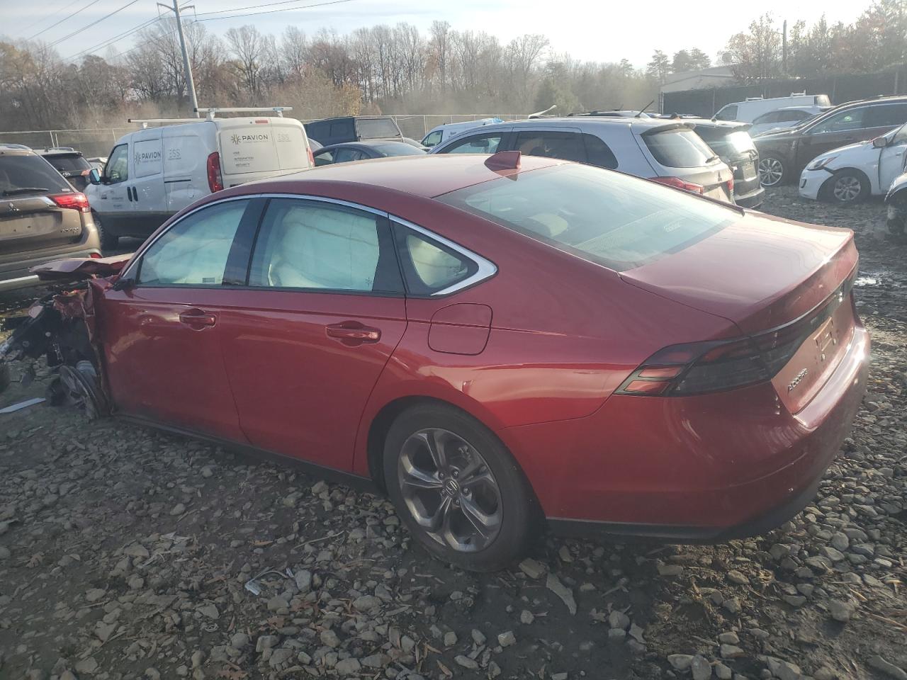 2024 Honda Accord VIN 1HGCY1F37RA056815 Copart auction photo, front end damage thumbnail 2