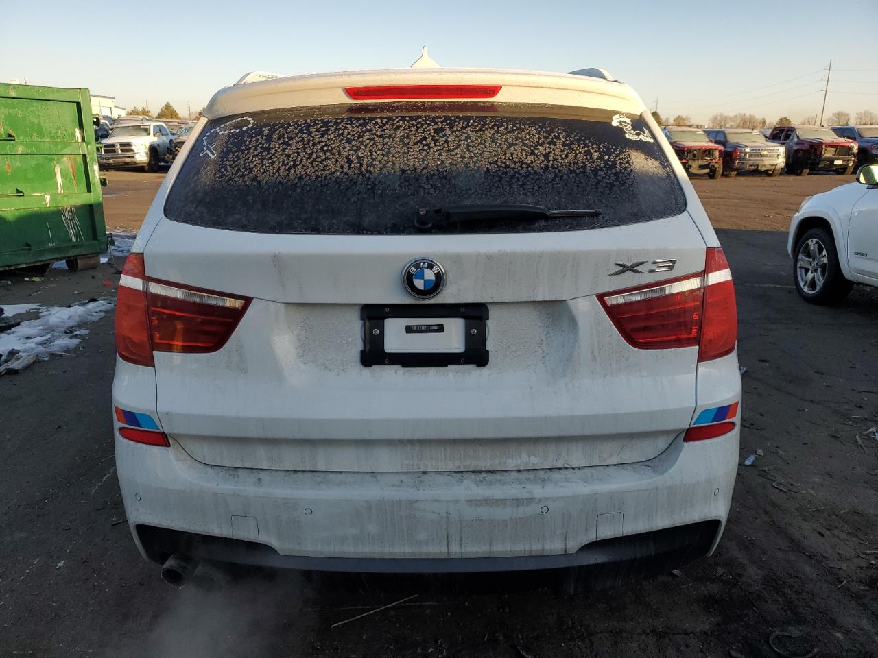 2013 BMW X3 VIN 5UXWX9C51D0A31539 Copart auction photo, front end damage thumbnail 6