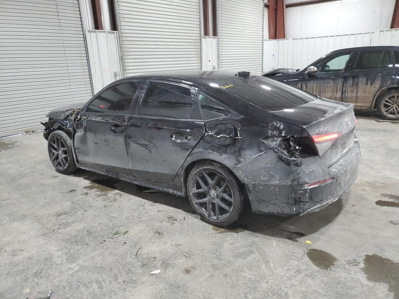 2022 Honda Civic VIN 2HGFE2F59NH599804 Copart auction photo, front end / rear end damage thumbnail 2