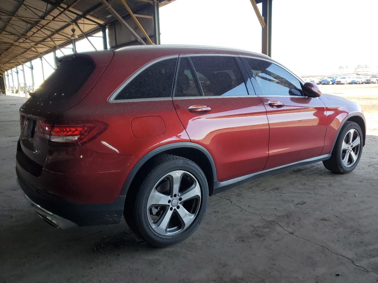 2016 Mercedes-Benz GLC VIN WDC0G4JB9GF046947 Copart auction photo, side damage thumbnail 3