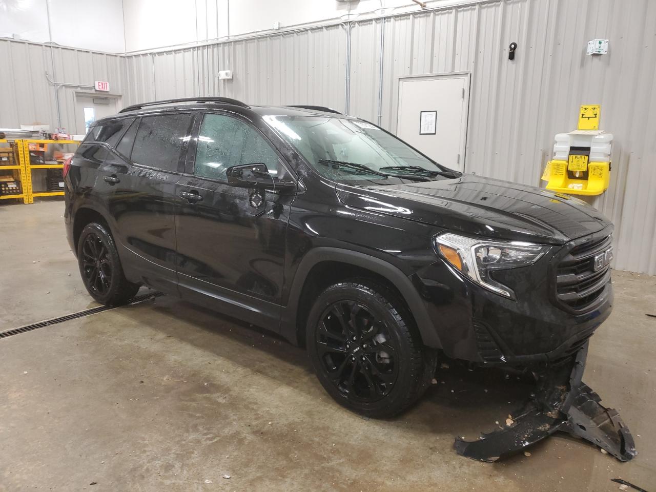 2020 GMC Terrain VIN 3GKALTEV8LL323144 Copart auction photo, front end / side damage thumbnail 4