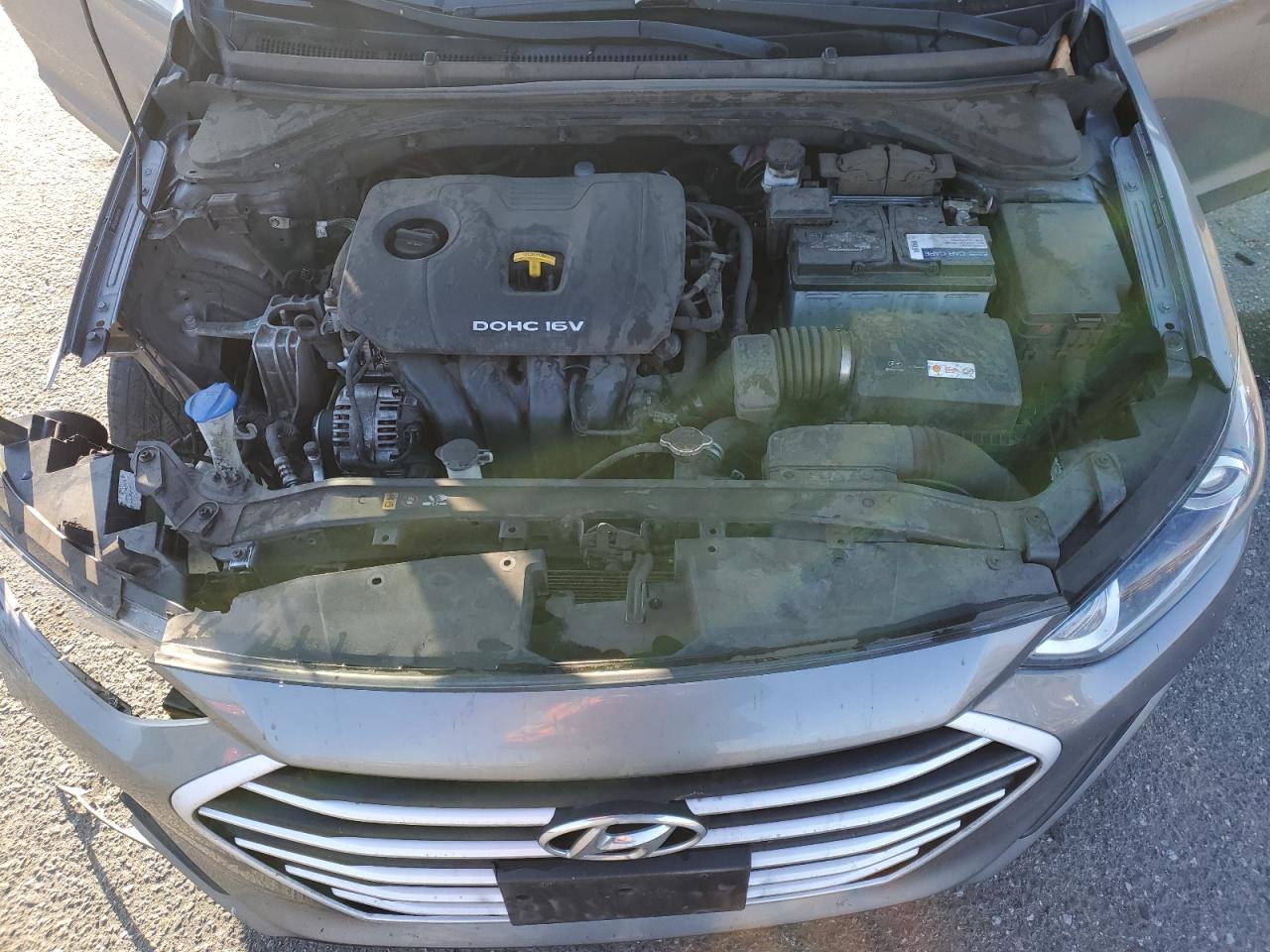 2018 Hyundai Elantra VIN 5NPD84LF0JH344594 Copart auction photo, front end / side damage thumbnail 13