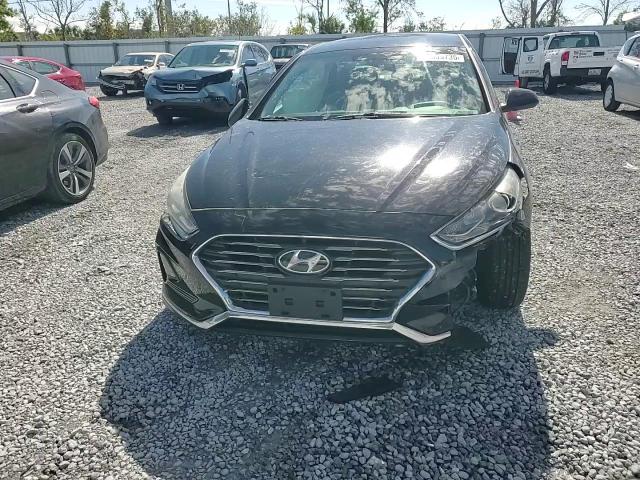 2018 Hyundai Sonata VIN 5NPE24AF4JH715135 Copart auction photo, side / front end damage thumbnail 10
