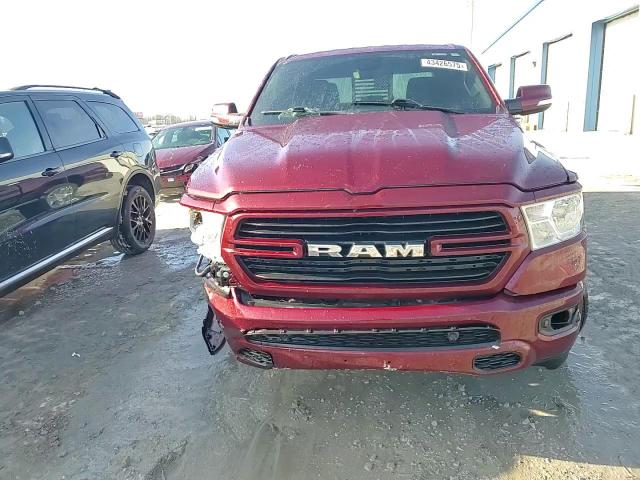 2021 RAM 1500 VIN 1C6SRFFT8MN554051 Copart auction photo, front end / side damage thumbnail 14
