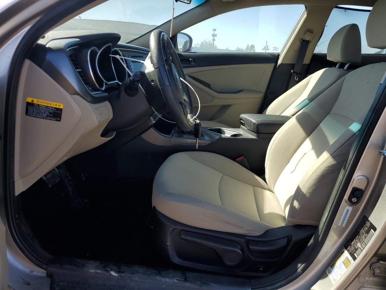 2015 KIA Optima VIN KNAGM4A77F5556692 Copart auction photo, front end / rear end damage thumbnail 7