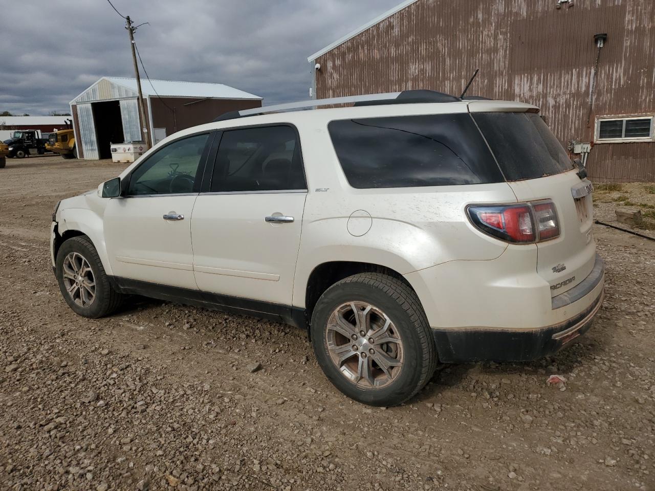 2014 GMC Acadia VIN 1GKKVRKD3EJ377863 Copart auction photo, front end / side damage thumbnail 2