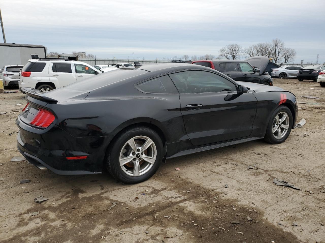 2020 Ford Mustang VIN 1FA6P8TH2L5169388 Copart auction photo, front end / side damage thumbnail 3