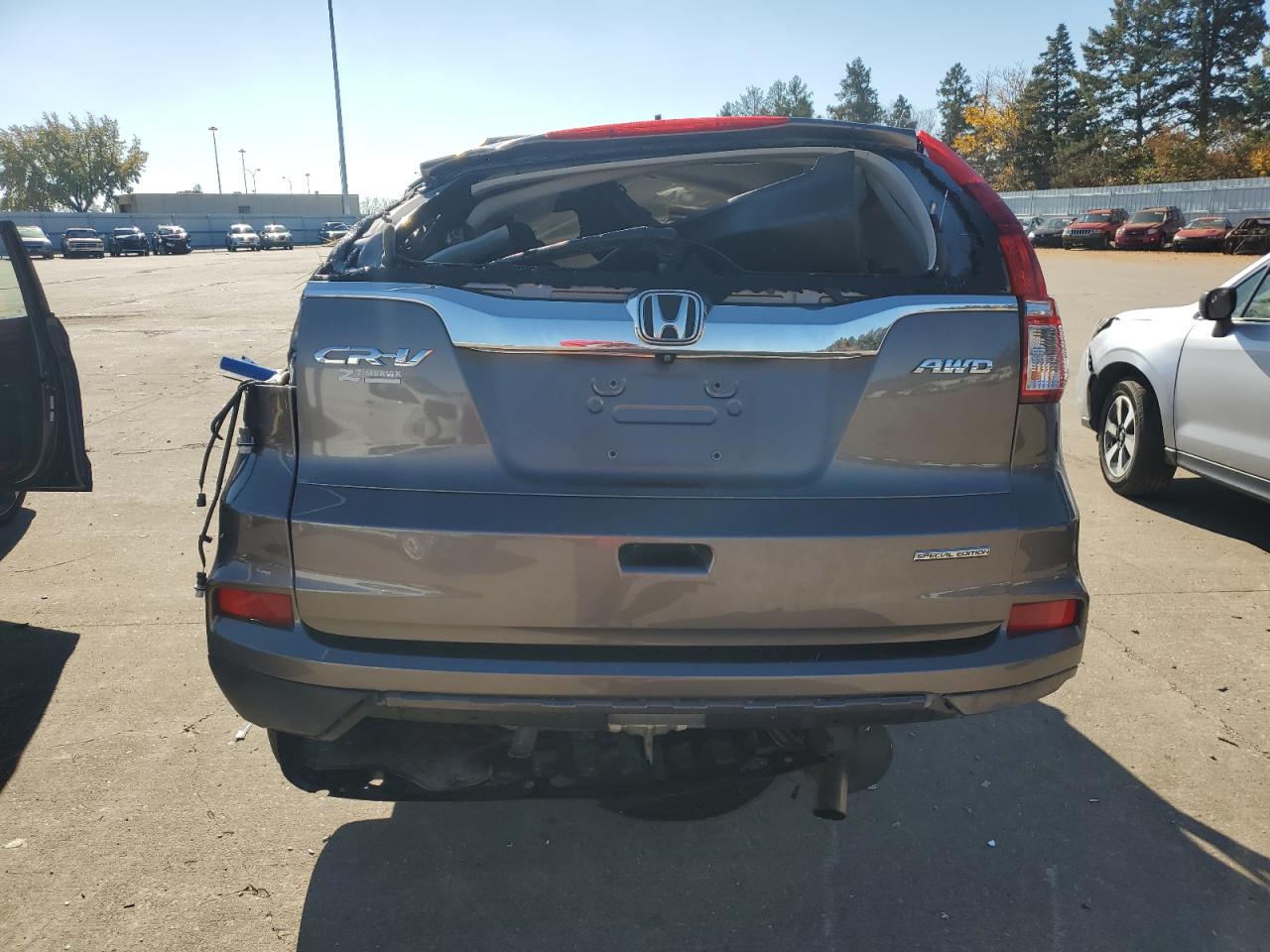 2016 Honda CR-V VIN 5J6RM4H48GL134834 Copart auction photo, all over / undercarriage damage thumbnail 6