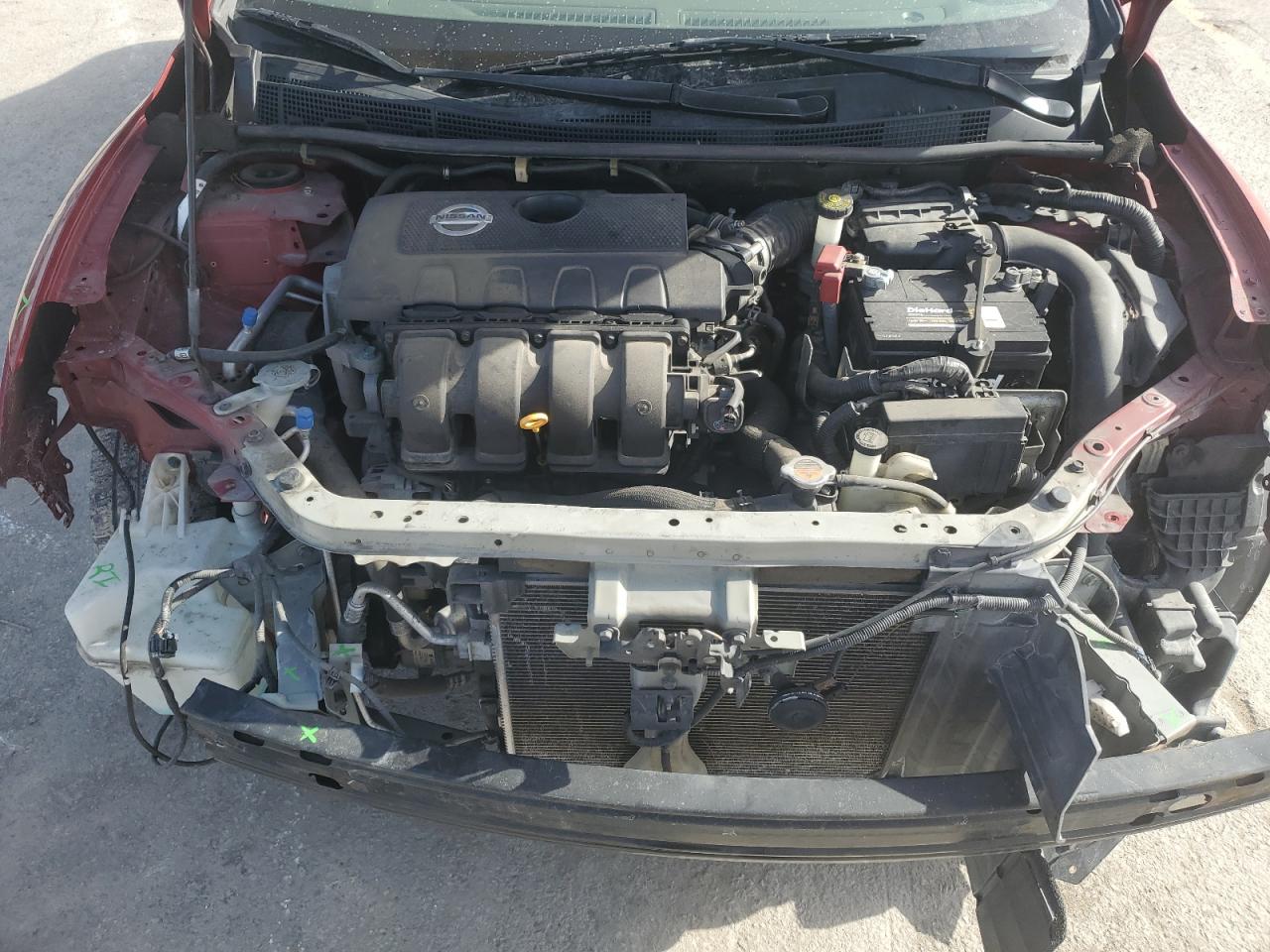 2014 Nissan Sentra VIN 3N1AB7AP7EY303876 Copart auction photo, front end damage thumbnail 11