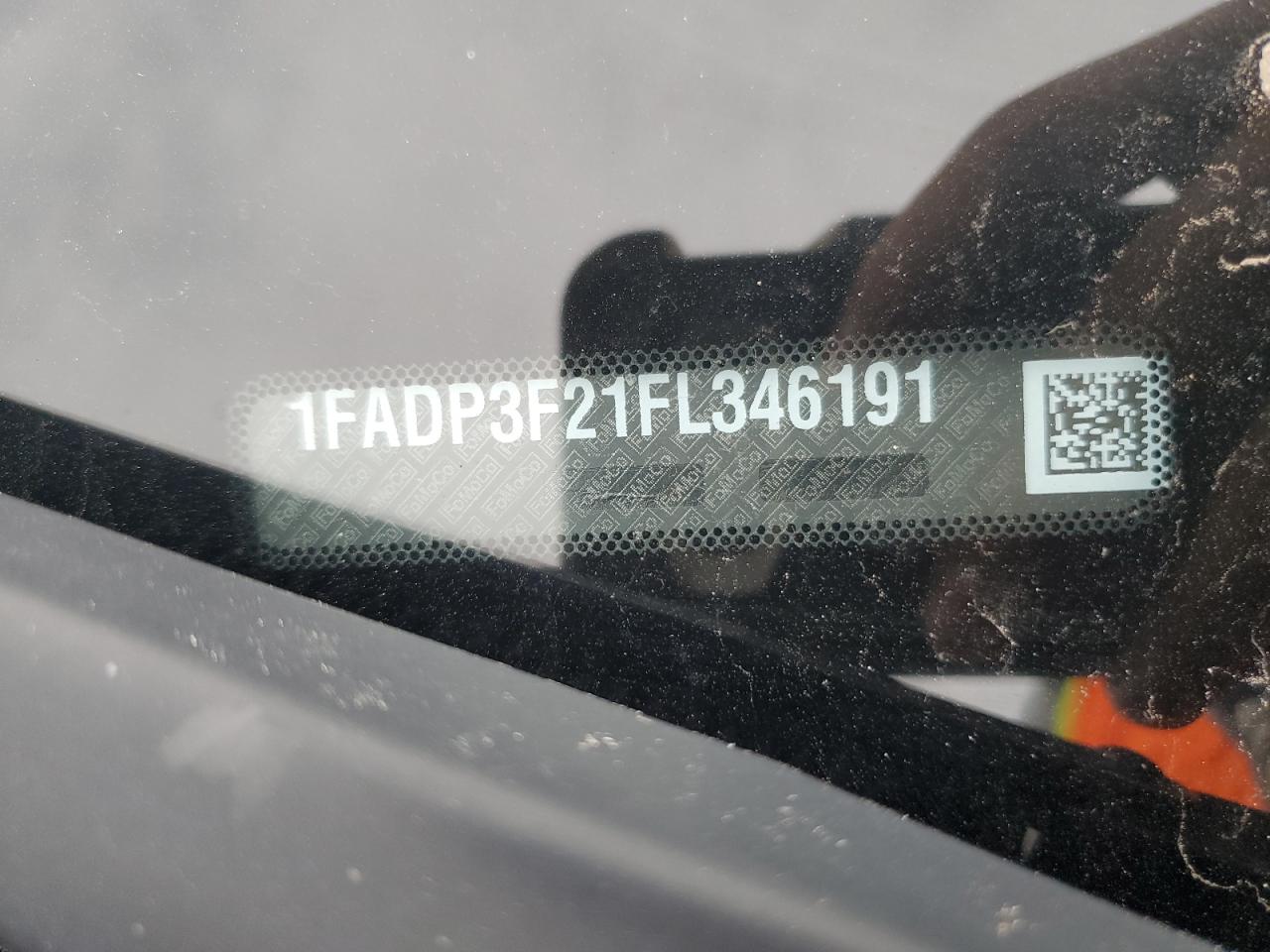 2015 Ford Focus VIN 1FADP3F21FL346191 Copart auction photo, front end damage thumbnail 12