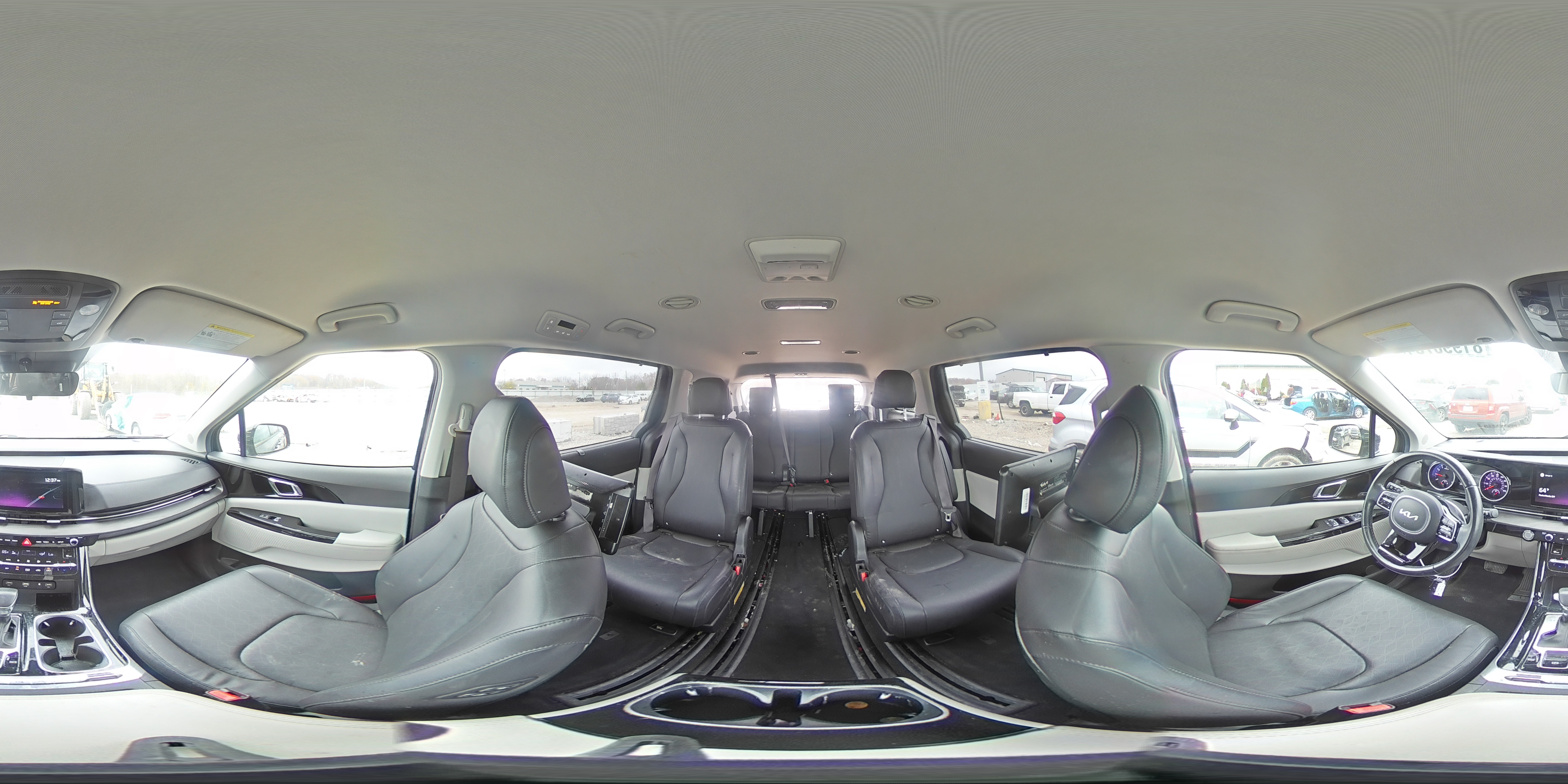 2022 KIA Carnival VIN KNDNE5H33N6083849 Copart auction photo, rear end damage thumbnail 15
