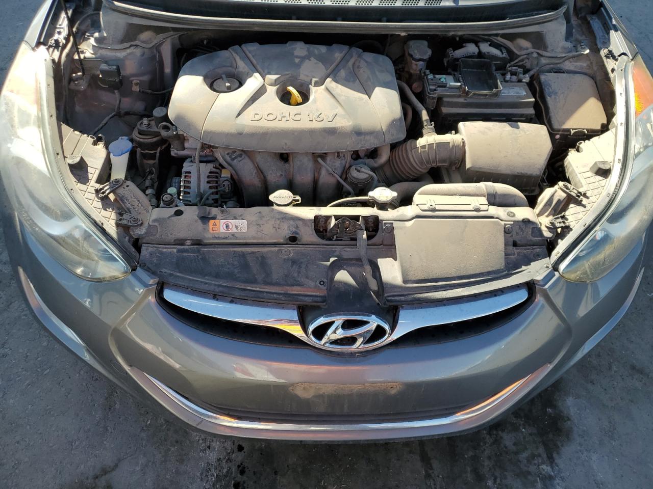 2013 Hyundai Elantra VIN 5NPDH4AE0DH200817 Copart auction photo, mechanical damage thumbnail 11