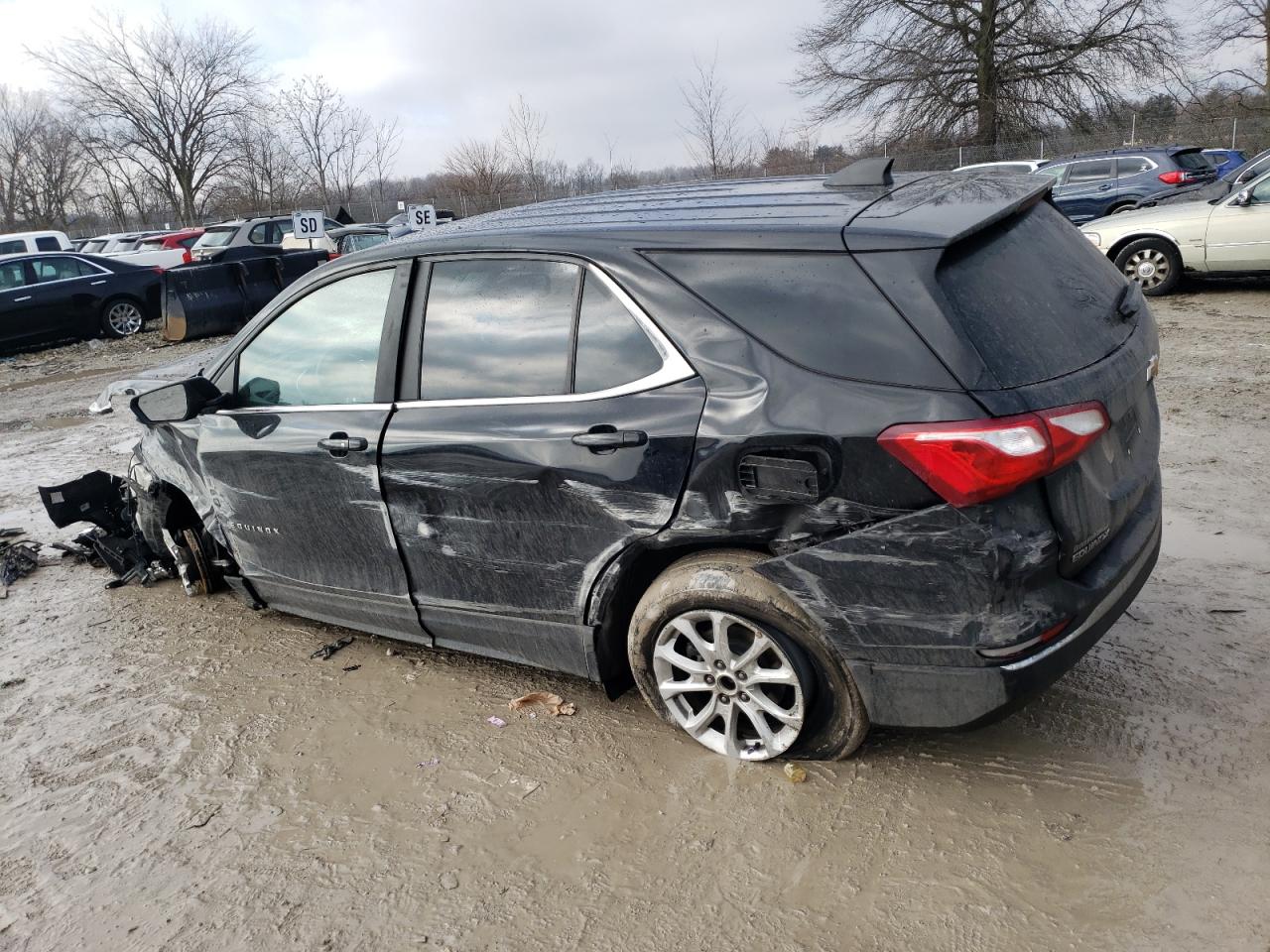 2021 Chevrolet Equinox VIN 2GNAXTEV7M6125264 Copart auction photo, side / all over damage thumbnail 2