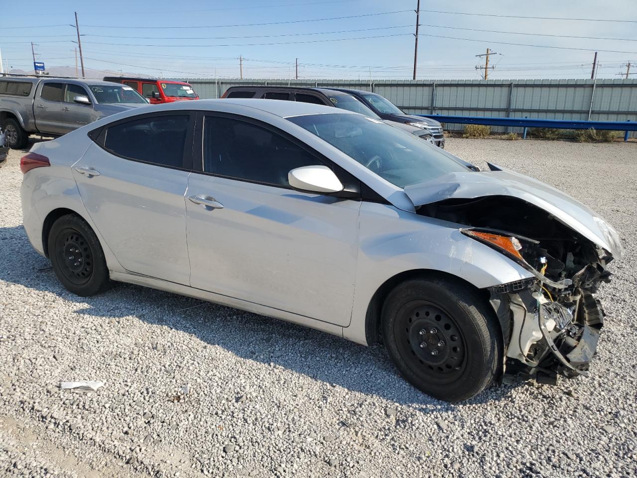 2016 Hyundai Elantra VIN 5NPDH4AE1GH692505 Copart auction photo, front end damage thumbnail 4