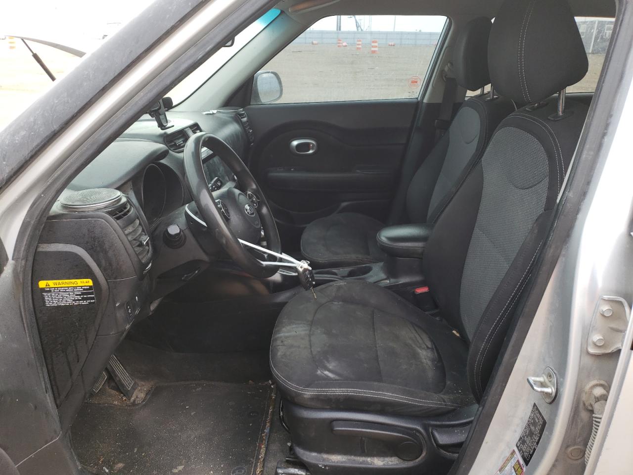2019 KIA Soul VIN KNDJP3A56K7638274 Copart auction photo, front end / side damage thumbnail 7