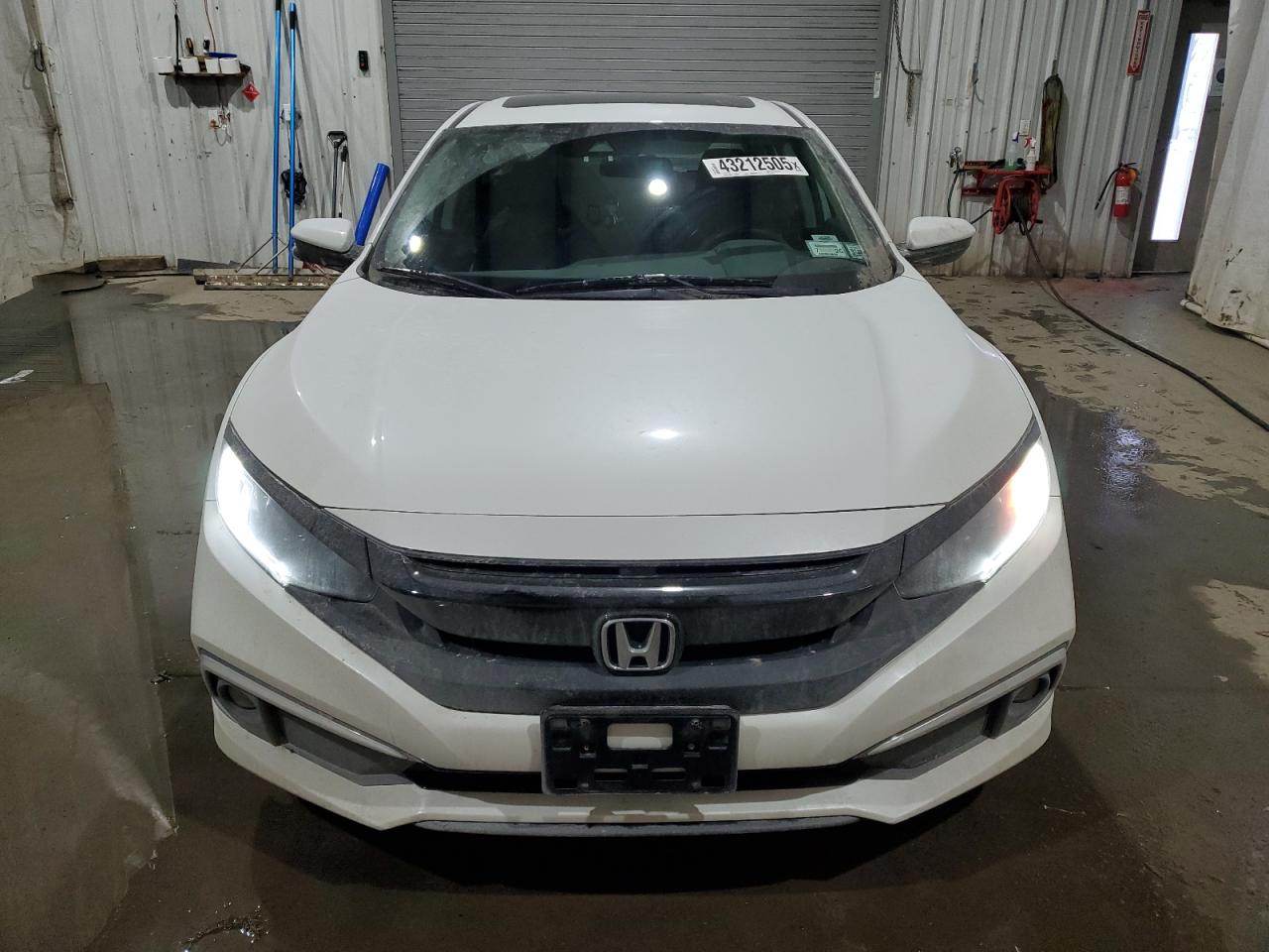 2019 Honda Civic VIN 19XFC1F36KE202666 Copart auction photo, rear end damage thumbnail 5
