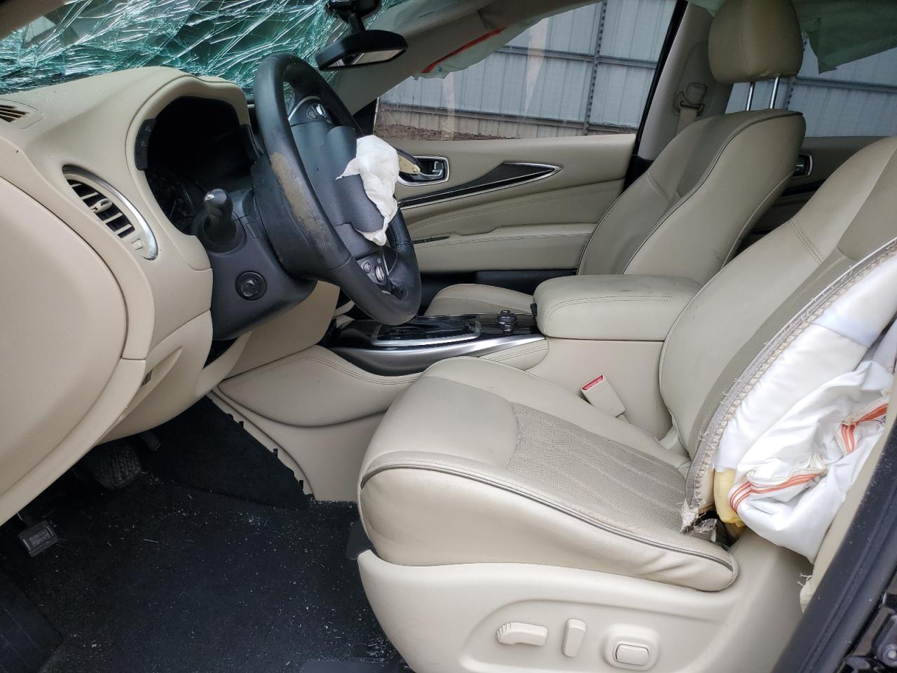 2017 Infiniti QX60 VIN 5N1DL0MN3HC512923 Copart auction photo, front end / all over damage thumbnail 7