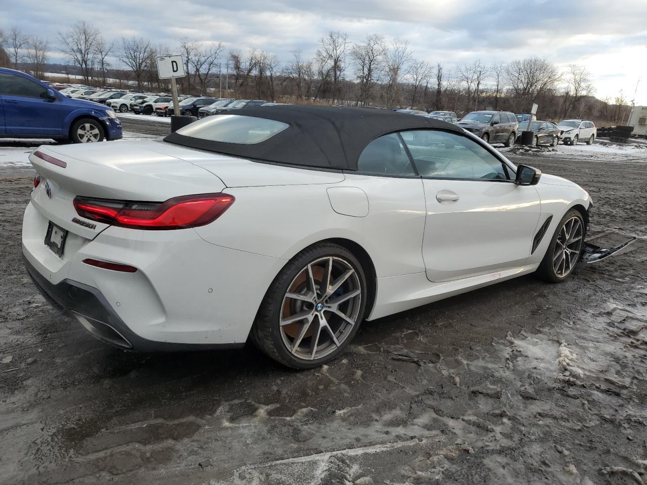 2019 BMW M8 VIN WBAFY4C54KBX39281 Copart auction photo, front end damage thumbnail 3