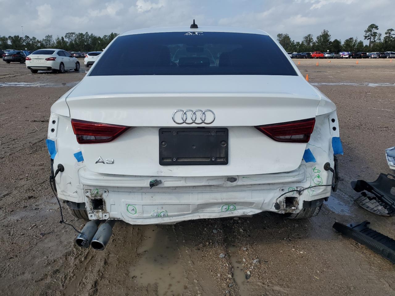 2019 Audi A3 VIN WAUAUGFF5KA078247 Copart auction photo, rear end damage thumbnail 6