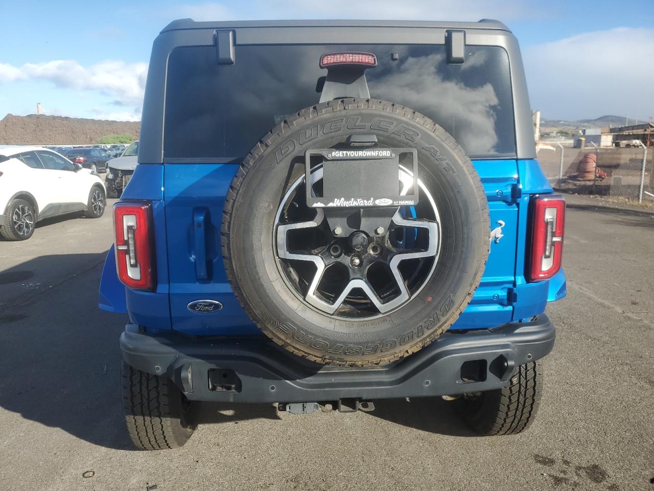 2022 Ford Bronco VIN 1FMEE5BP6NLB24435 Copart auction photo, front end damage thumbnail 6