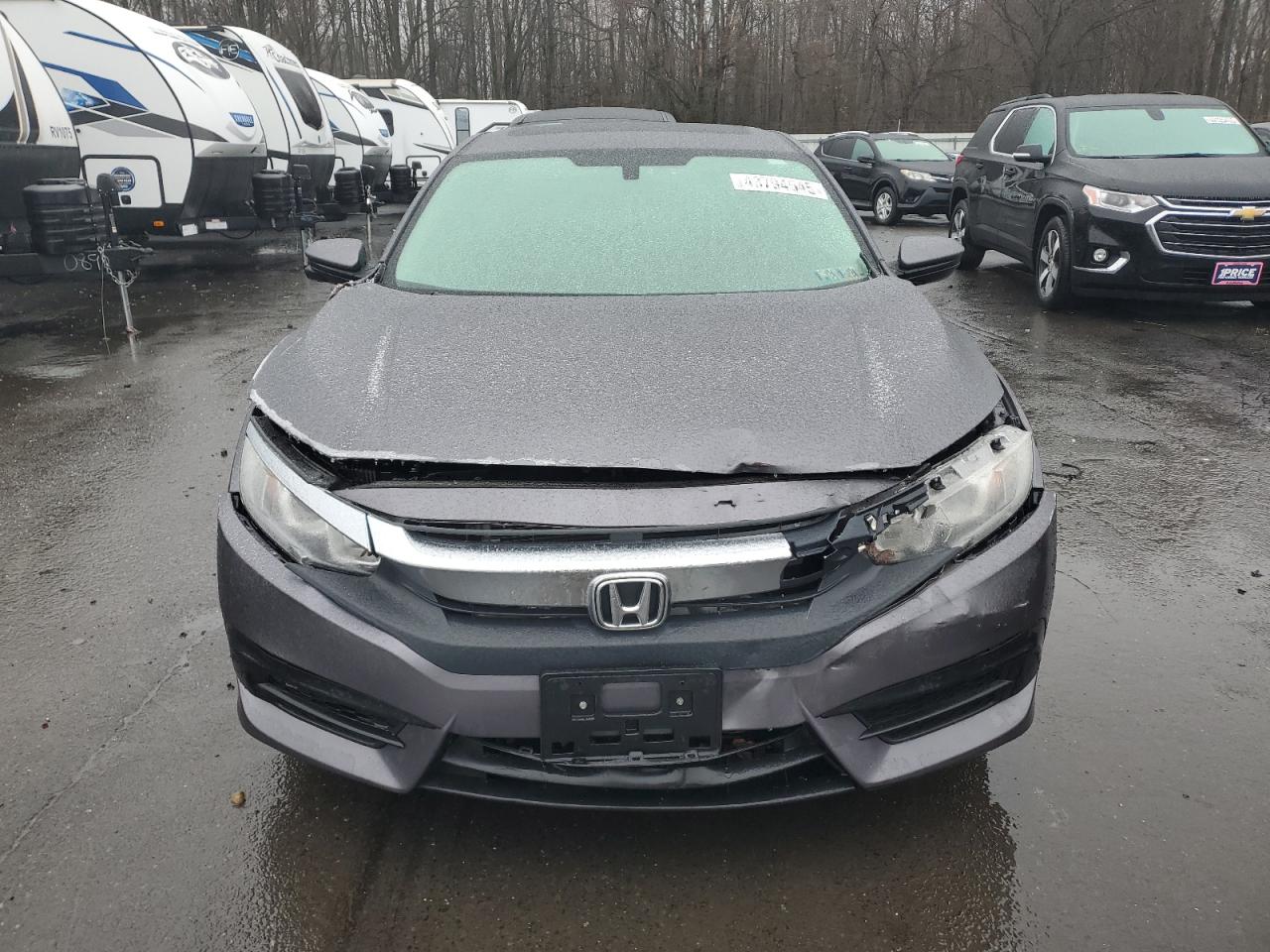 2017 Honda Civic VIN 2HGFC2F74HH564471 Copart auction photo, front end / rear end damage thumbnail 5