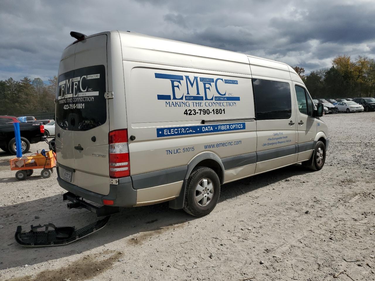 2016 Mercedes-Benz Sprinter VIN WD4PE8DD6GP234632 Copart auction photo, front end / minor dent/scratches damage thumbnail 3