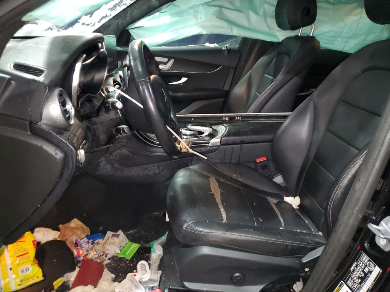 2019 Mercedes-Benz GLC VIN WDC0G4KB4KV156768 Copart auction photo, rollover damage thumbnail 7