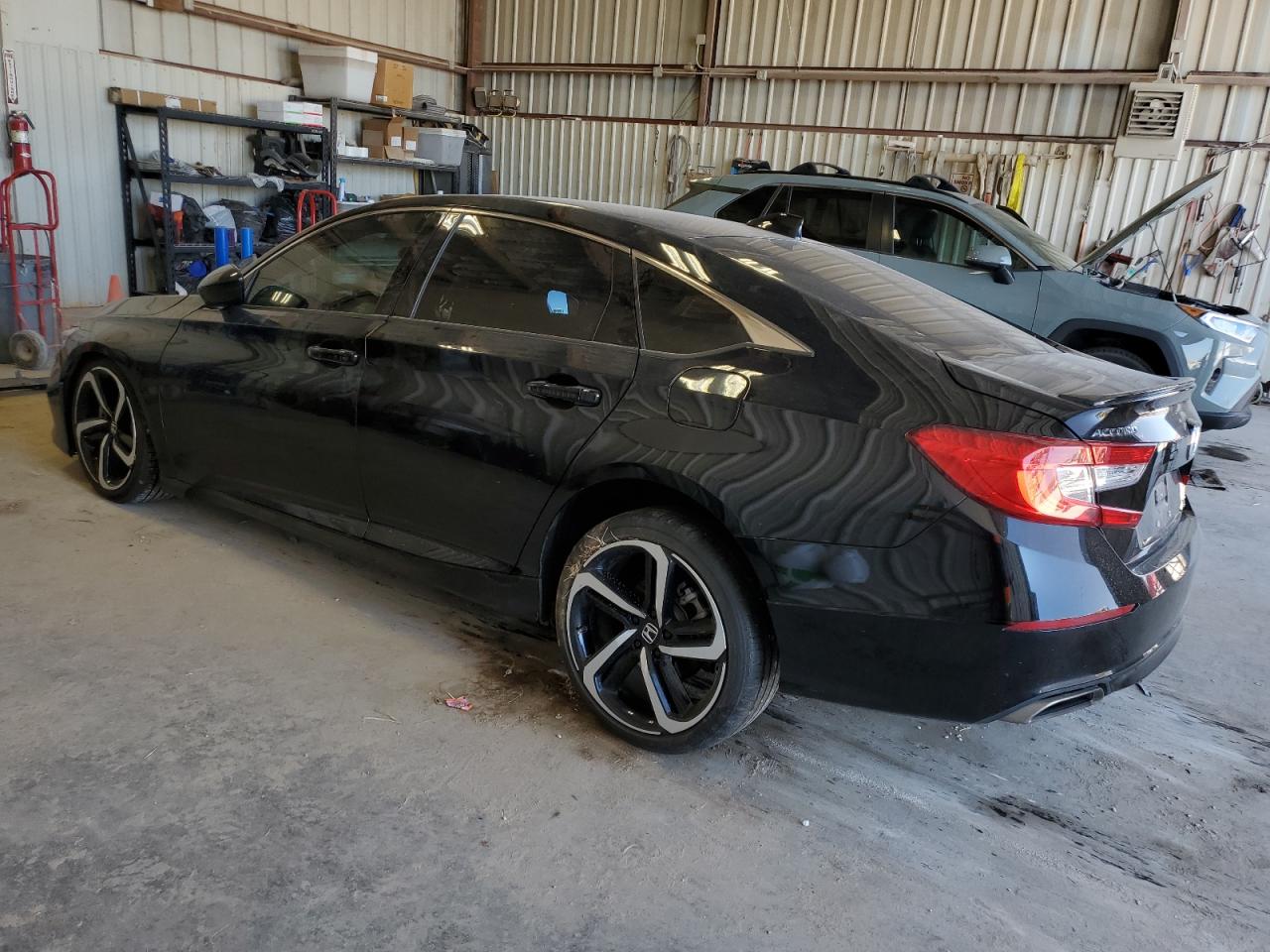 2022 Honda Accord VIN 1HGCV2F32NA010401 Copart auction photo, undercarriage / hail damage thumbnail 2