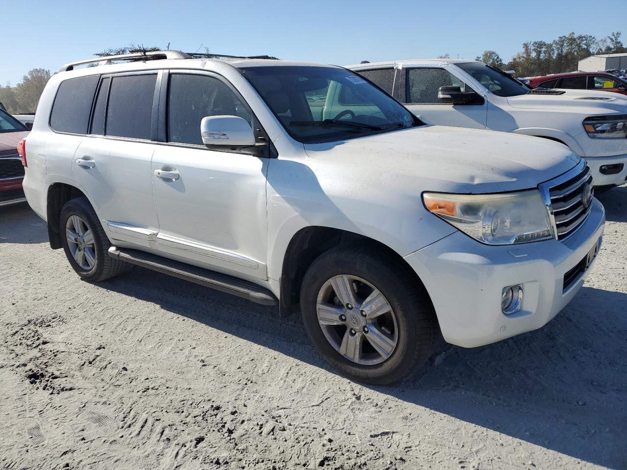 2013 Toyota Land Cruiser VIN JTMHY7AJ4D4019645 Copart auction photo, top/roof damage thumbnail 4