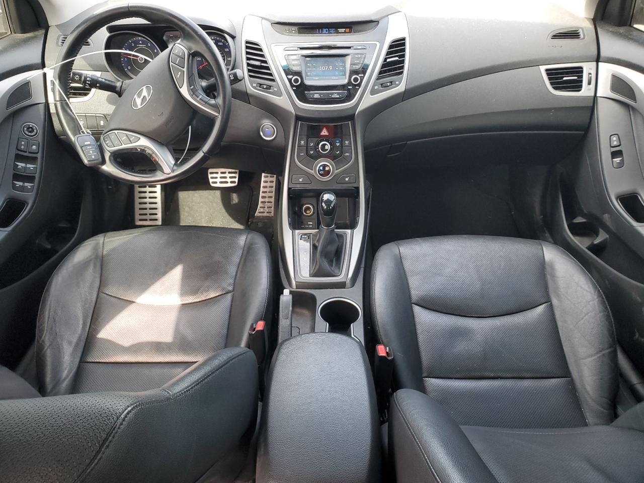 2015 Hyundai Elantra VIN KMHDH4AH3FU382916 Copart auction photo, front end damage thumbnail 8