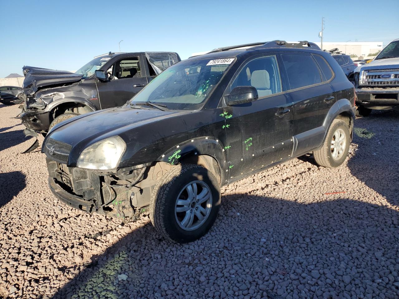 2008 Hyundai Tucson VIN KM8JN12D58U799513