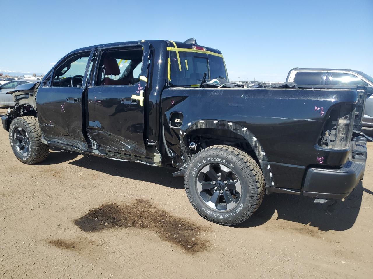 2021 RAM 1500 VIN 1C6SRFLT9MN598421 Copart auction photo, all over damage thumbnail 2