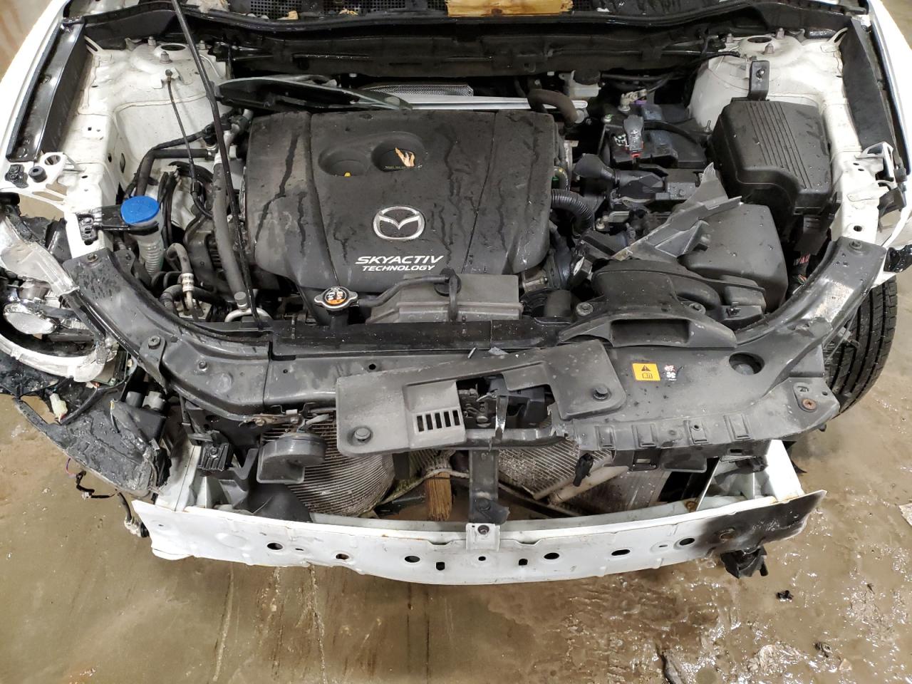 2016 Mazda CX-5 VIN JM3KE4DY9G0904125 Copart auction photo, front end / side damage thumbnail 12